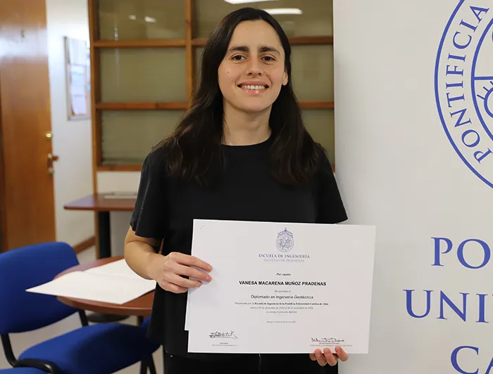 Exalumna del Diplomado en Ingeniería geotécnica (MIEG)