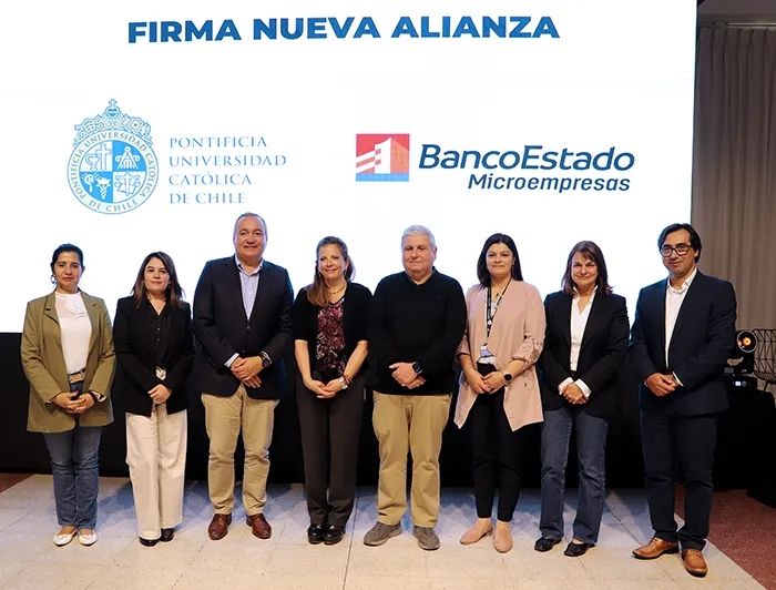 La UC firmó un convenio con el BancoEstado Microempresas.